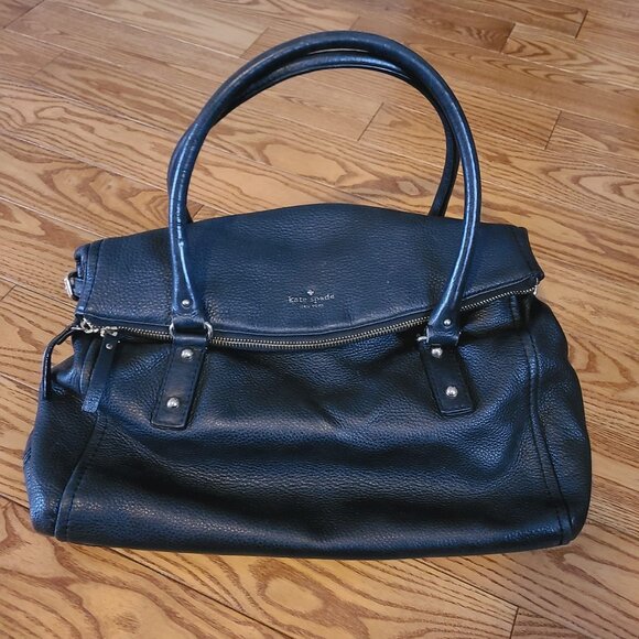 KATE SPADE NEW YORK COBBLE HILL LEATHER SATCHEL - Picture 1 of 4
